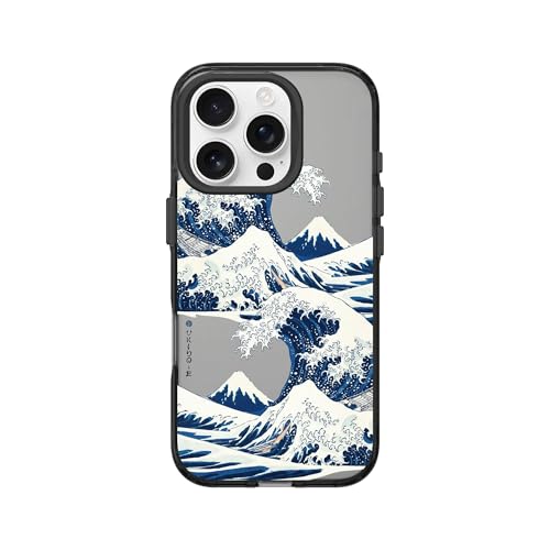 Coque iPhone 16 Pro RhinoShield JellyTint anti-choc - Protection militaire style The Great Wave I