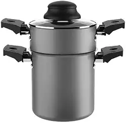 Brinox - Cuscuzeira Individual Especiarias 800ml Alumínio - Prata