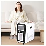 FXNFXLA HO分離デュアル出力H2吸入器、99.99％高純度水素吸入機、ホイール付きデュアル出力水素発生器、2人同時使用をサポート 6000ml/min