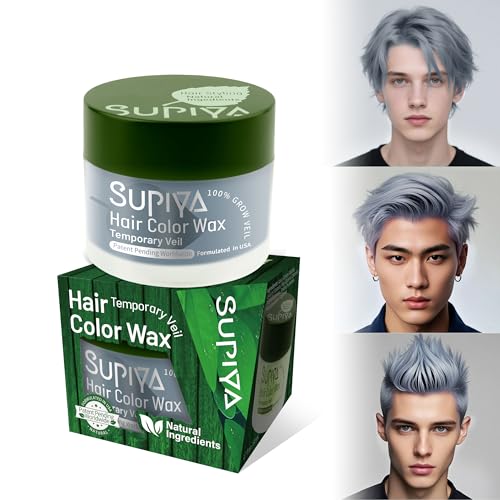 Cera temporal para cabello SUPIYA color lavable