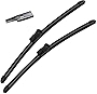 2 Factory Wiper Blades for Audi A4 S4 Q5 Q3 A5 S5 RS5 2009-2020 - Top Lock 16mm 24'/20' - Original Equipment Replacement (Set of 2)