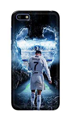 Image of Printed Hard Back Cover Case for Honor 7S | Huawei Y5 2018 | Huawei Y5 Prime 2018 Back Cover (Footbal Legend) -1302