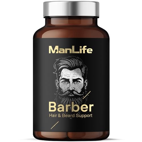 Biotin + Zink + Selen + MSM + PABA + Brennnessel & Schachtelhalm – Kapseln gegen Haarausfall & graue Haare – Haarwuchs Supplement – 90 Stück – ManLife Biotin + Zink + Selen + MSM + PABA + Brennnessel & Schachtelhalm – Kapseln gegen Haarausfall & graue Haare – Haarwuchs Supplement – 90 Stück – ManLife