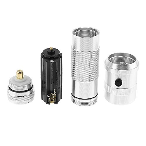 Securitying 10 Color In 1 Led Flashlight, Rgb Color Changing Aluminium Alloy Edison Multicolor Led Torch For Halloween, Daily Lighting, Camping, Hiking, Hunting, Fishing, Backpacking, Gifts (Silver) #TOP4