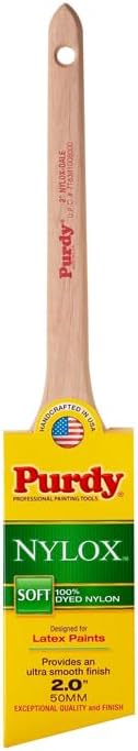 12-Pack of 2” Purdy 144080220 Nylox Dale Angled Sash Paint Brush, Tynex Nylon