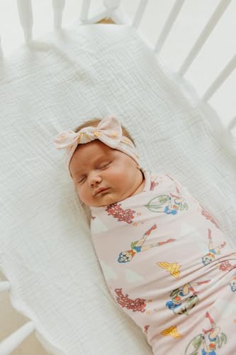 Copper Pearl Baby Bows: Stylish Headbands for Baby Girls, Premium Soft and Stretchy Baby Headbands, Perfect for Newborns, Trendy Designs - Wonder Woman™4