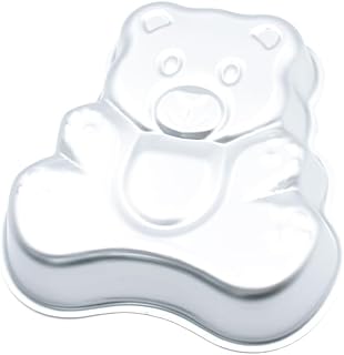 BERAM Teddy Bear Aluminium Cake Pan – 30.5cm 3D Baking Mould