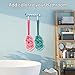 Evmliy 2Pack Back Scrubber for Shower, Loofah Sponge Brush Exfoliating Body, Long Handle Scrub Brush for Shower with Loofah on a Stick for Back Use, Bathing Accessories Body Brushes (2Pack)