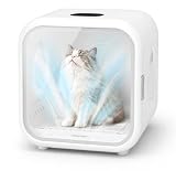 Homerunpet ペットドライルーム Drybo Plusドライボプラス ペット 犬 猫 乾燥機 ペットドライヤーハウス 猫と小型犬対応 52L コンパクト エアシャワー 自動 静音 ハンズフリー 快適 過熱保護 PSE認証済み