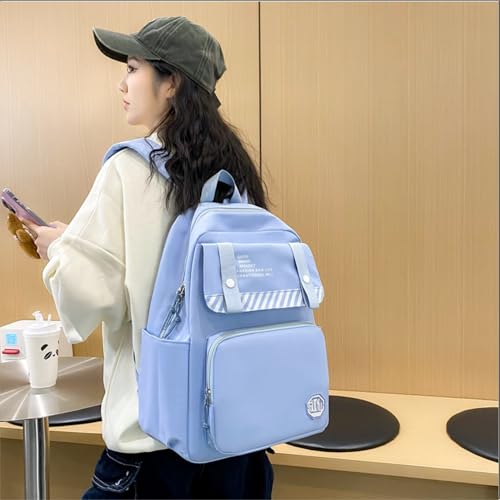 Image of Tinytot 30 Litre Japanese Korean Style School Bag Water-Resistant Laptop & Travel Backpack - Unisex Large 18 Inches Multipurpose Student Backpack for Boys & Girls, Men & Women
