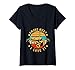 Femme Smoke Meat I Love It BBQ Fan Smoker Barbecue T-Shirt avec Col en V