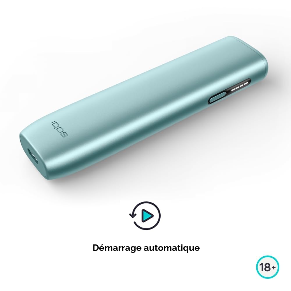 IQOS ILUMA i ONE en Breeze Blue - Le nouveau chauffe-tabac de - tout en un - comme alternative aux cigarettes - Jusqu'à 20 utilisations consécutives avec une seule charge
