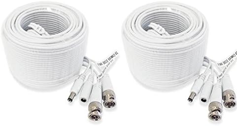Samsung SEA-C101 2 Packs 90ft BNC Cable for Samsung Security DVR and Camera. SDS-5102, SDS-P5101, SDS-P5122, SDS-P5082, SDS-P5080, SDS-P4082, SDS-P4080, SDS-P3042, SDS-P3040
