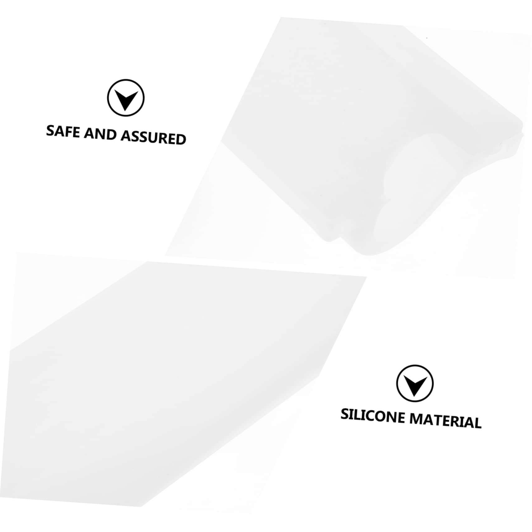 Anneome 2pièces Moule à Silicone pour Créations Manuelles Outil De Cuisson Simple Et Polyvalent pour Et Pâtisserie