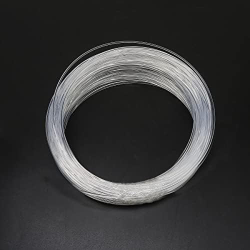AZIMOM PMMA Plastic 2mm(0.08inch) 50m(164ft) End Glow Fiber Optic Cable Roll for Star Sky Ceiling All Kind Led Light Engine Driver Source