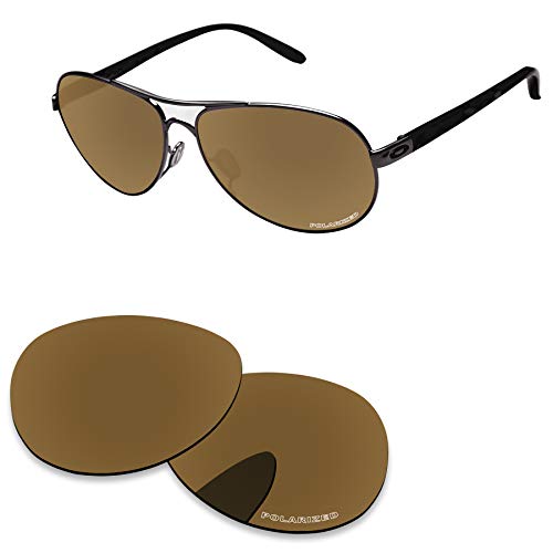 Image of Replacement Lenses for Oakley Feedback OO4079 59mm Sunglass Bronze Gold Polarized