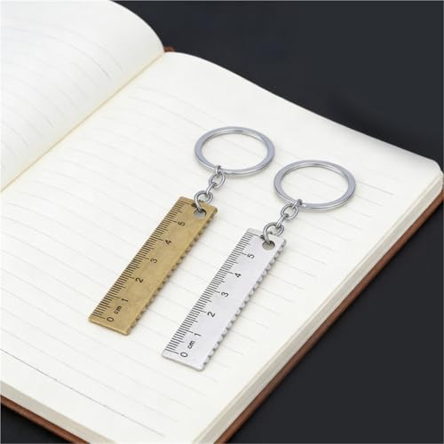 Bijoux cadeau parfaits : porte-clés voiture et pendentif règle stylé - 3