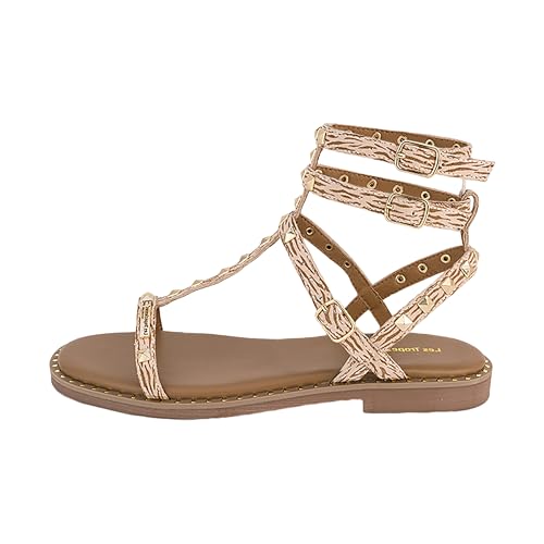 Les Tropeziennes por M. Belarbi Mujer Coralie Zapatos Ciudad Sandales, Zebre, 41 EU