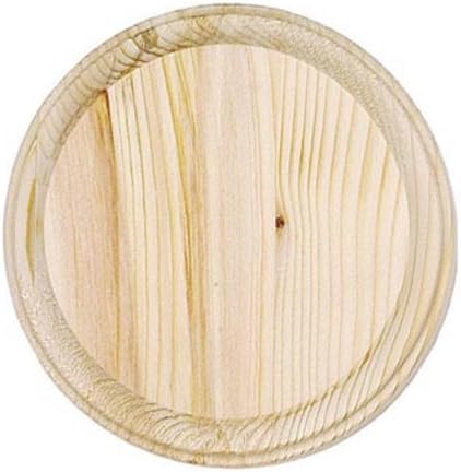 Darice Wooden Round Plaque, Natural
