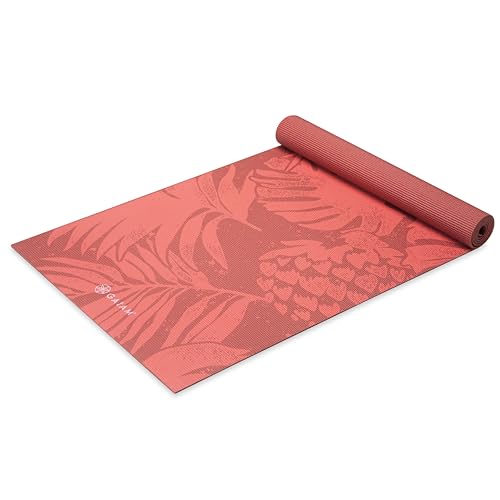 Image of Gaiam Print Yoga Mat, Non Slip Exercise & Fitness Mat for All Types of Yoga, Pilates & Floor Exercises