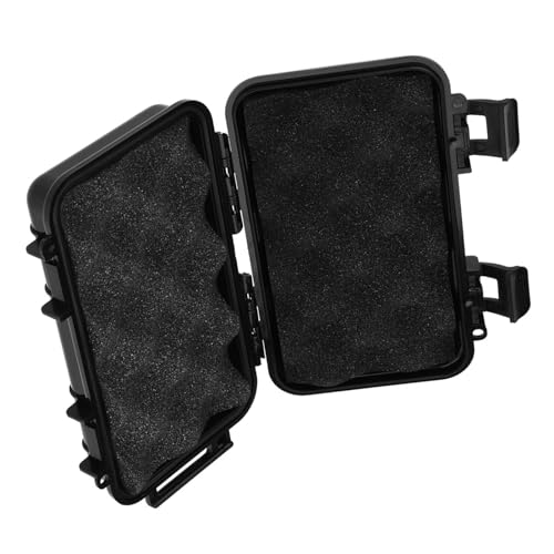 Emoshayoga Survival Storage Case Pressureproof Outdoor Case with ShockAbsorbing Pad Inside for Use in Outdoor Activities for Miniature Electronic Devices (#2)