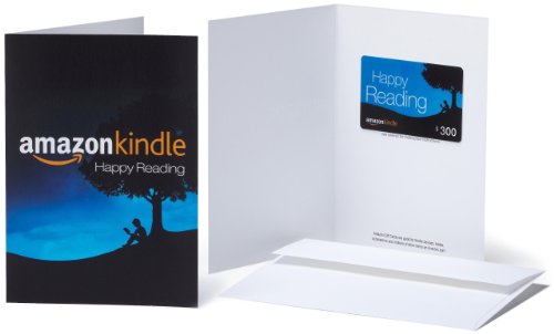 Amazon $300 Gift Card in a Greeting Card Kindle Design