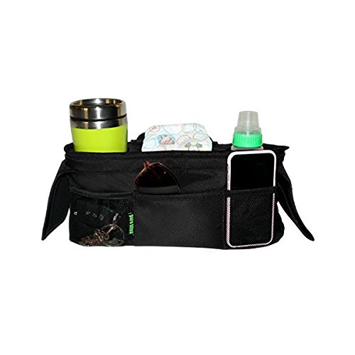 Stroller Organizer Bag & Cup Holder, Universal Fit