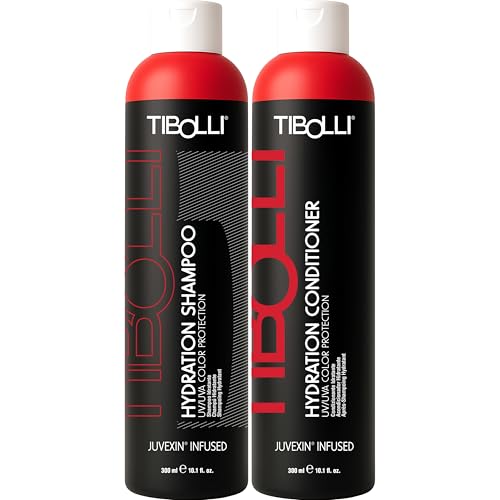 Tibolli Hydrating Nawilżający krem ​​do włosów Szampony i odżywki 10,1 uncji Infuse by Frizzy Odwodnione suche urazy Kolor Treated Curly Przerzedzenie Kuracja głęboko odżywiająca