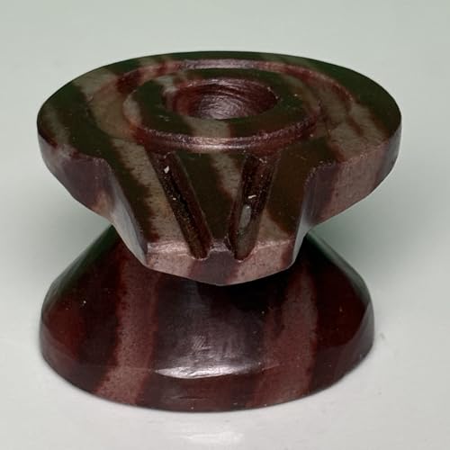 Image of Jaleri Yoni Base, Lingam Holder, Jalahari, Goripitham, Aadhar Saktipith Pitham Argha Stand Panapitham Hasta Kamal Base Jaleradhari For Narmadeshwar Shivling (3 Inch Multicolor Damru jaladhari)