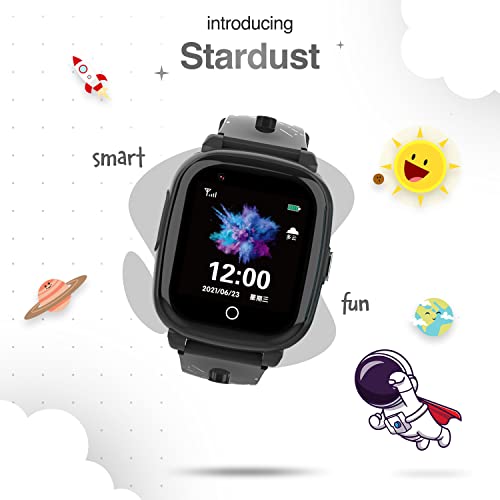 Image of Turet Stardust Smart Watch for Kids- Smartwatch for Boys and Girls with Camera, Games, Recorder, Phone Book, SMS, 2-Way Calling Kids Watches - No GPS - No App