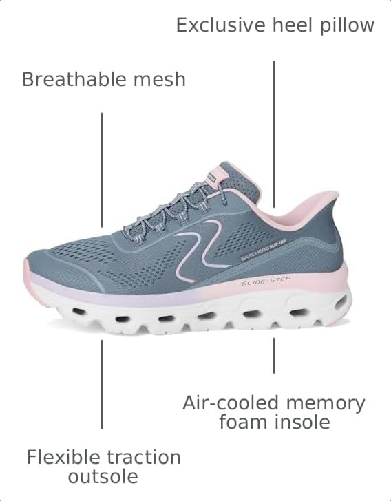 Image of Skechers Women's Glide Step Sole Hands Free Slip-Ins Sneakers