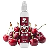 LUIZ AROMAS | Aroma Cereza - Aroma Alimentario en Gotas para dulces de Hornear, Pasteles, Bizcochos y Tartas | Producto Vegano sin Calorías y sin Azucar | Producto 100% Italiano (50g)