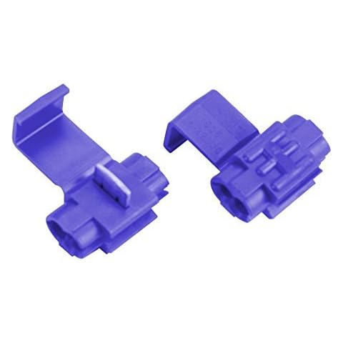 Absolute USA SPL1614B 16/14 Gauge Scotch Lock Quick Slide Auto-TAP Connectors CustomerPackageType: Standard Packaging, Model: SPL1614B, Electronics & Accessories Store Cover