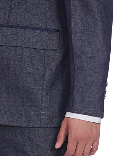 Image of Raymond Rayon Blend Men's Full Sleeve Contemporary FIT Medium Grey Formal Suit