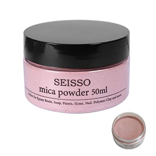 SEISSO 50 ml de résine époxy colorée Mica poudre pigment époxy résine époxy couleur résine métallisée Set de pigment pour savon Epoxy résine époxy résine arrosée Cover