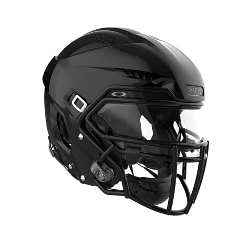 VICIS ZERO2 Trench Elite Football Helmet, SC-223 Facemask Attached, Black, Large