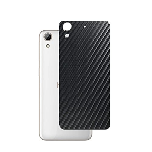 Puccy 2 Pack Back Screen Protector Film, compatible with HTC Desire 626 D626W A32 626W Black Carbon TPU Guard Cover （ Not Tempered Glass/Not Front Screen Protectors ）
