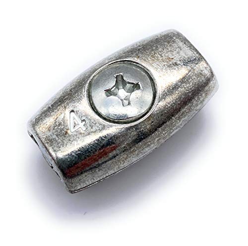 Befestigungstechnik F.R. Eiform 3mm Drehseilklemme Verzinkt 10Stk.