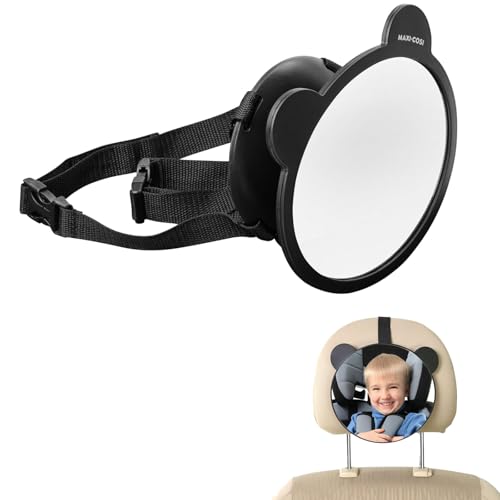 Rétroviseur de Voiture pour Bébé,Miroir de Siège Arrière,Miroir Voiture Bébé,Miroir de Siège Auto Réglable à 360°,Rétroviseur de Siège Arrière...