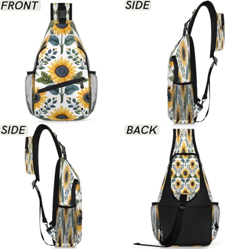 Bolso tipo Sling casual para hombre y mujer miniatura 6