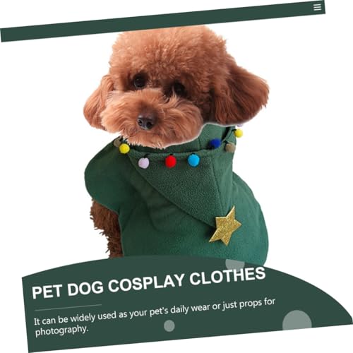 Disfraz para perro BESPORTBLE talla M verde miniatura 7