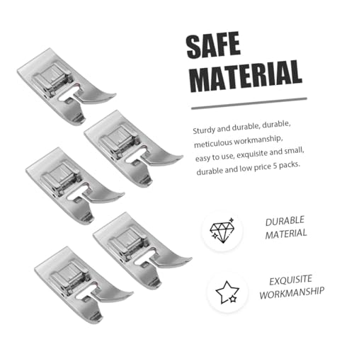 Set de 5 pies prensatelas para máquina de coser miniatura 3