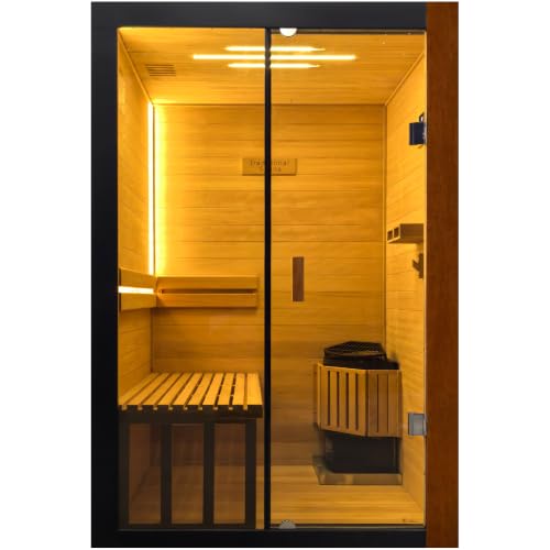 Image of OUTEXER 2 Person Sauna Steam Traditional Saunas Home Spa Saunas 240V 3KW