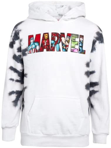 Marvel Boys' Super Hero Sweatshirt - Spider-Man, Thor, Hulk, Iron Man Graphic Pullover Hoodie (8-16)