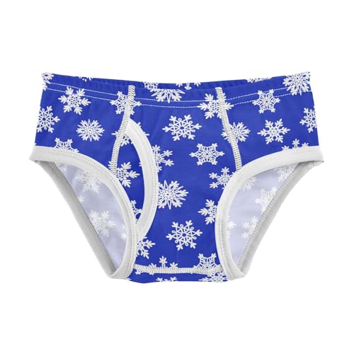 Cotton Little Boys Briefs Soft Christmas Snowflakes Toddler Underwear