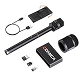 COMICA Revo S Wireless Handheld Microphone for iPhone, Android Phones, USB C Devices, Interview Mic with 48kHz/24bit Recording, 15H Battery Life, Reporter Mic for Interviews, Reporting, Podcasting