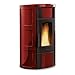 Produktbild La Nordica - Extraflame wasserführender Pelletofen Iside Idro 2.0 (19 kW) Keramik Bordeaux