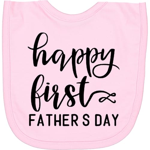 inktastic Happy 1st Father's Day Design Newborn Bib