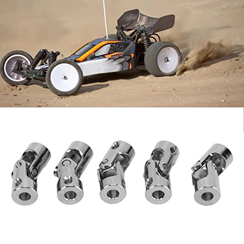 Motorwellenkupplungsstecker, Wellenkupplung, 5 Stück Universalgelenkwellenkupplung 2-stufig Drehbar Für RC-Auto-Bootsmotor-Automobil-Ersatzteil 4 Mm