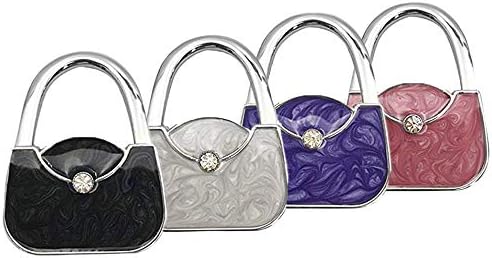 JewelBeauty 4Pcs Various Designed Purse Hanger Table Hook